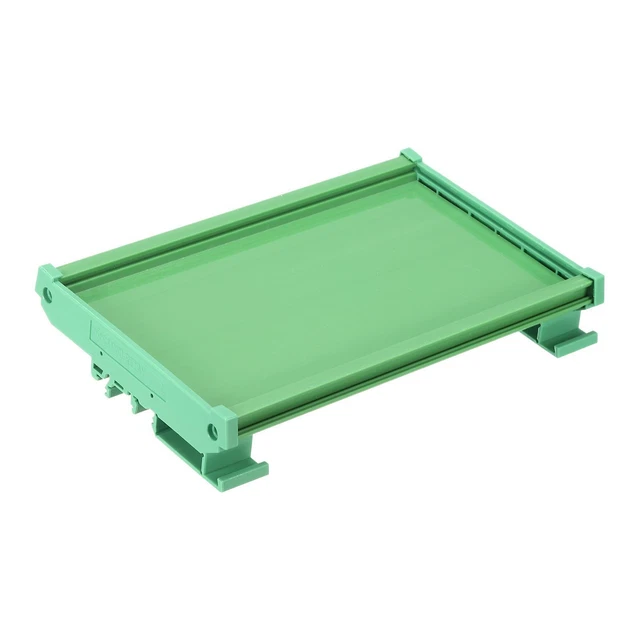 Support De Montage Pour PCB Sur Rail DIN 90x190mm - Vert - Neuf
