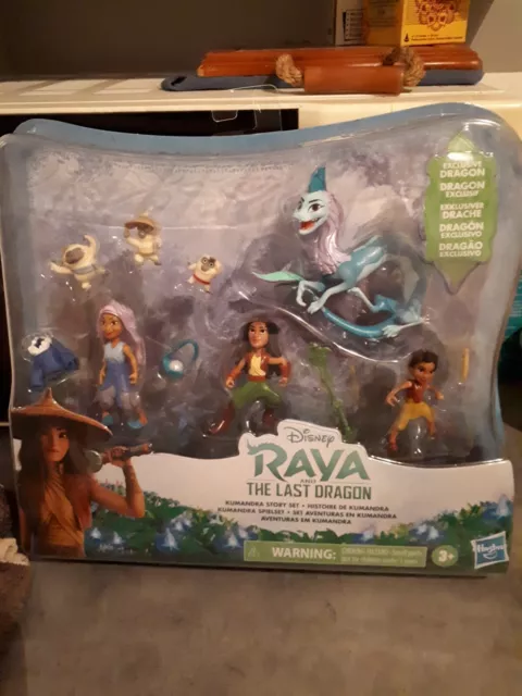 Disney Coffret 7 figurines Histoire de Kumandra HASBRO Raya et le dernier dragon