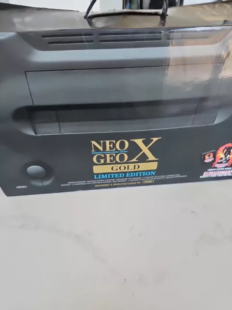 NEO GEO X Gold Limited Edition Handheld Console Tested 20 Built in ...