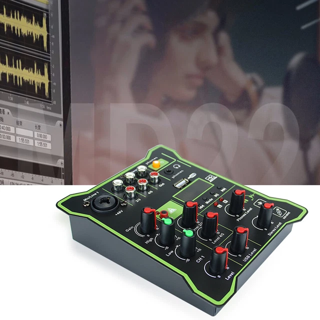 Mixer Audio 5 Canali - Con Bluetooth E Alimentazione Phantom - Foto 10