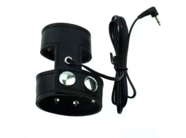 Electrosex E-Stim Tens Accessory Conductive Leather Male Harness With Lead,Uk