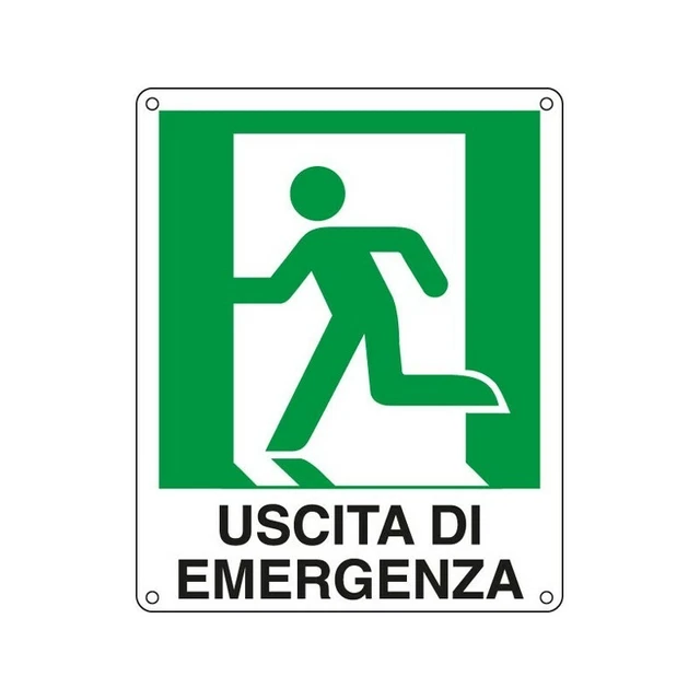 Cartelli Emergenza Pronto Soccorso In Alluminio - 2 Pezzi 25x35 Cm Per Obbligo Di Legge - Foto 2