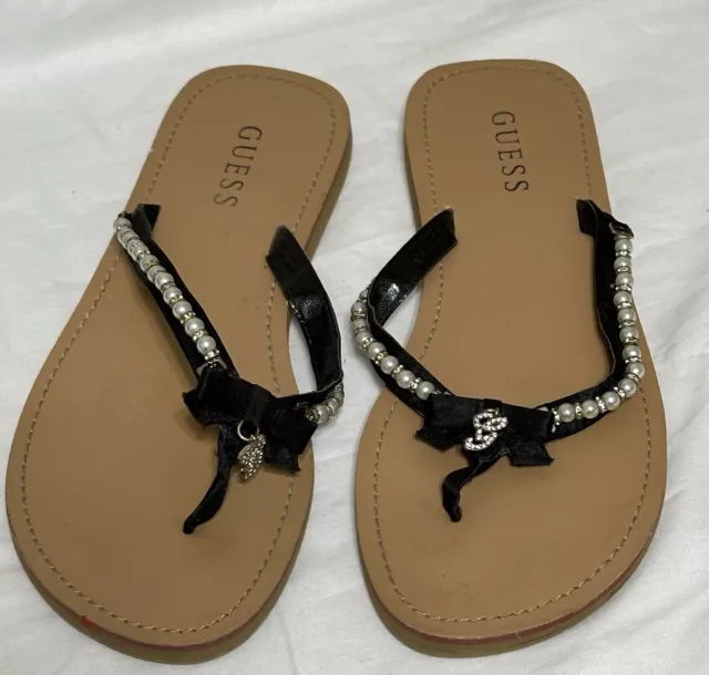 Guess Sandals With Pearls