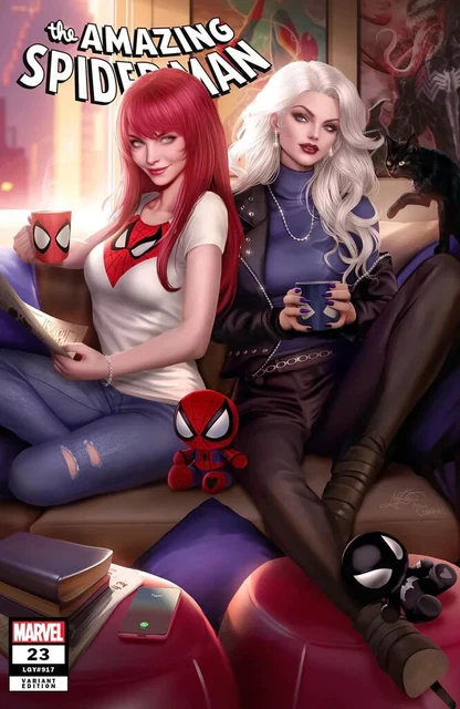 The Amazing Spider-Man #23 Ariel Diaz Variant Cover Set Marvel Comics 2