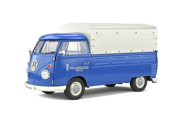 SOLIDO S1806702 Volkswagen T1 Pick Up Volkswagen Service 1950 1/18 Camionnette