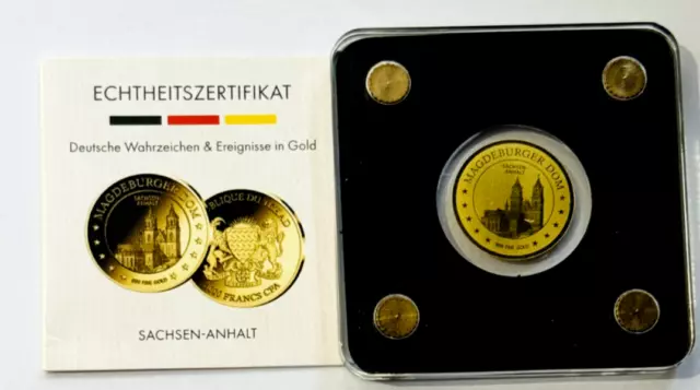 Coin | Coin Thuringia 2020 fine gold 999/1000 | fine gold 999/1000