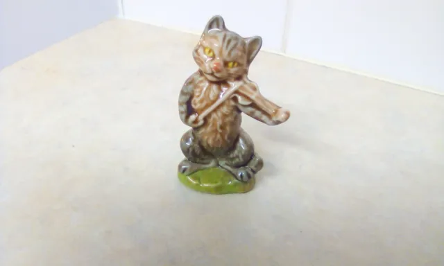 Wade Whoppa Whimsie Nursery Rhyme Large 3" Cat And Fiddle Vgc