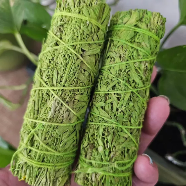 100pc Patchouli And White Sage Smudge Sticks 4 Inch | Organic Plumeria Scent| 3