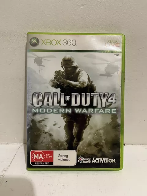 Call Of Duty 4 Modern Warfare COD 4 XBOX 360 - Complete With Manual Free Postage