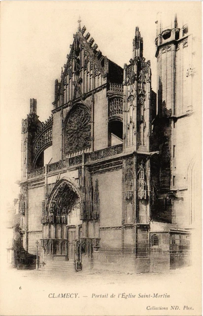 CPA AK CLAMECY - Portail de l'Église St-MARTIN (517974)