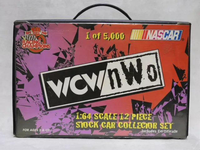 WCW/NWO Nascar 1:64 Scale 12 Piece Stock Car Collector Set