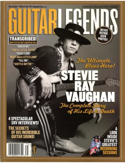 Guitar Legends Magazine October 18 2004 Stevie Ray Vaughan Guitar World Presents