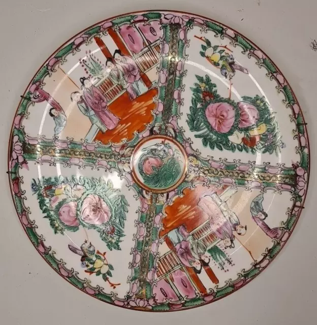 Famille Rose Medallion Plate Large