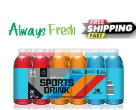 Member's Mark Sports Drink Variety Pack (20 fl. oz., 24 pk.)
