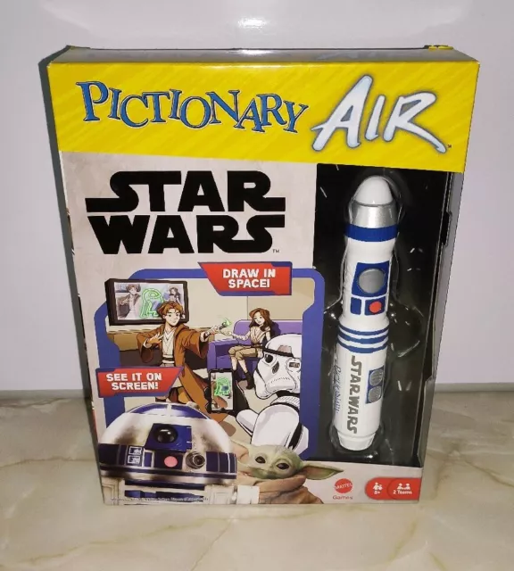 New & Sealed Pictionary Air Star Wars Family Drawing Game *H