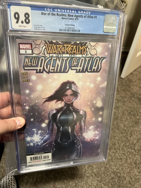 War of the Realms: New Agents of Atlas #1 Jeehyung 2nd Print CGC 9.8