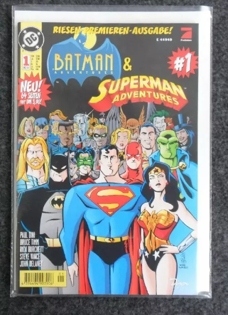 Batman & Superman Adventures Nr. 1 (Dez 97) - DC Comics - Dino Verlag - Z. 1-