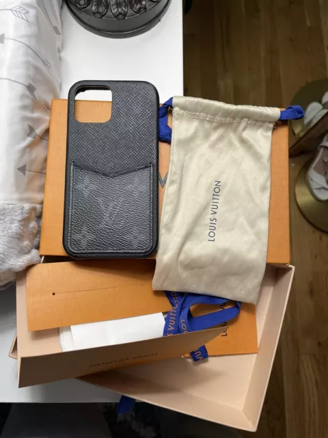 Louis Vuitton Monogram Macassar M82000 IPHONE 12/12Pro Bumper Case With Box