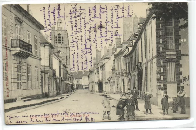 1 CPA 51 Marne Sezanne La Grande Rue pcframix4585