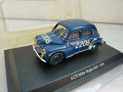 Eligor Pour Presse Renault 4 Cv Mille Miglia 1063 1954 Neuf En Blister