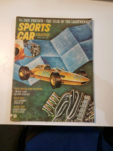 ca　Magazine　1965年 SPORTS CAR GRAPHIC Magazine - May 1965 Issue Vol 5 No 1 $9.75