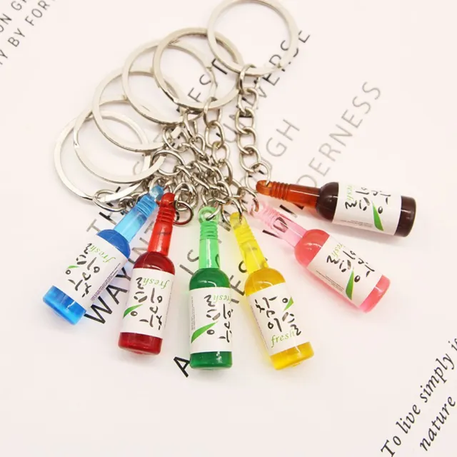 Accessories Simulation Soju Cans Keyring Simulation Trinket Soju Cans Keychain