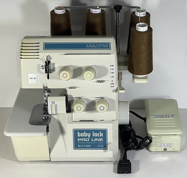 VINTAGE BABY LOCK PRO LINE Serger Sewing Machine Model BL4736D 279.99