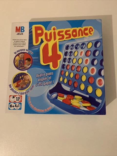 Jeu De Société Puissance 4 Shots - Stratégie Pour Enfants De 5 à 7 Ans, Neuf