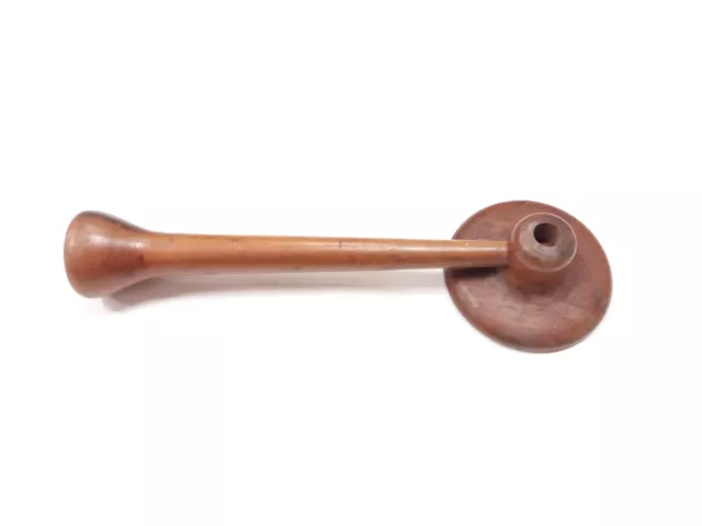 Antique  Wooden Stethoscope Medical Doctor Tool Monaural Ear Trumpet Wooden Rare