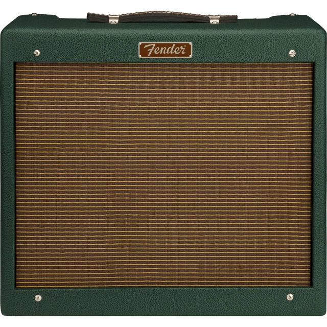 Fender Blues Junior 15-Watt Valve Guitar Amplifier, British Racing Green