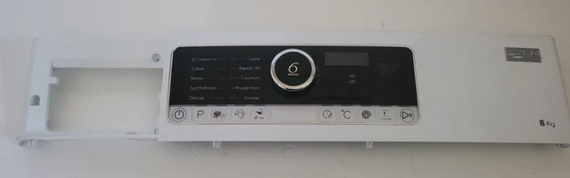 Lot Carte électronique + Façade + Bouton Pour Hotpoint Ariston NS963CWFR