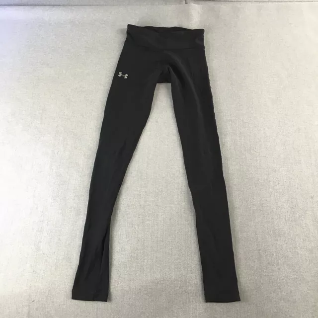 Under Armour Womens Leggings Size XS Black Yoga Gym Logo