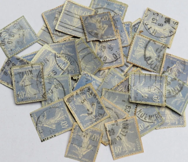 Lot De Timbres Sur Fragments – Collection Philatélie – Bon état