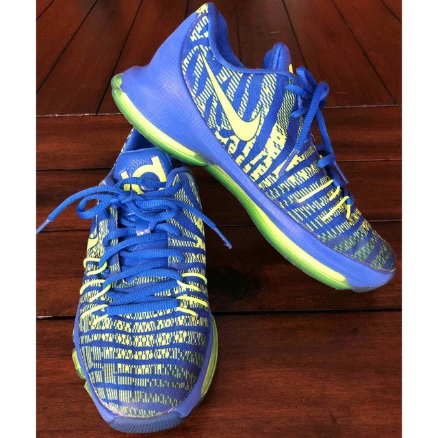 Nike KD 8 VIII GS Kids Hyper Cobalt Volt Athletic 768867-400 Shoes Size 4.5 Y