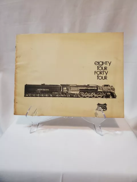 Union Pacific 8444 Soft Cover Photo Booklet: 4-8-4 Steam Locomotive Train