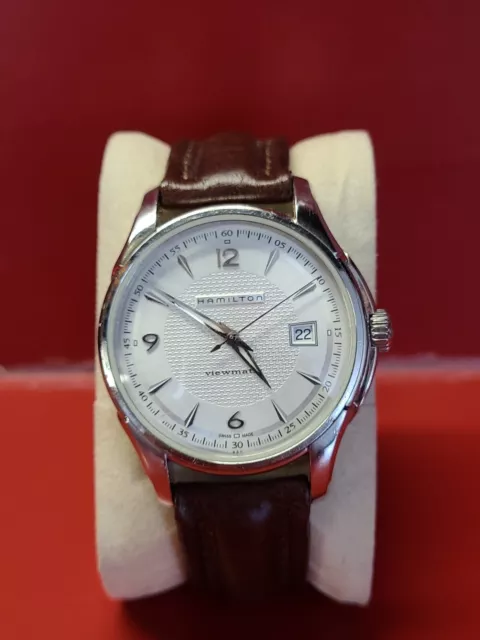 Très belle montre HAMILTON JAZZMASTER VIEWMATIC automatic homme acier