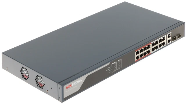DS-3E1318P-EI - DS-3E1318P-EI - HIKVISION - Commutateur réseau - Gérable -...