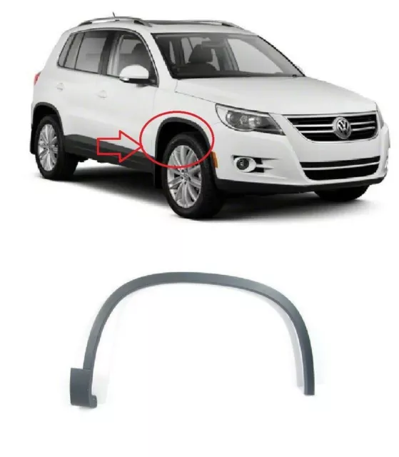 For Vw Tiguan 5N 2007-2016 Front Wheel Arch Trim Moulding Right O/S Driver Side