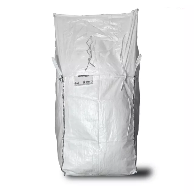 Asup Big Bag 100 x 100 x 200 cm, Einfüllschürze, SWL 1.250 kg, Dokumententasche