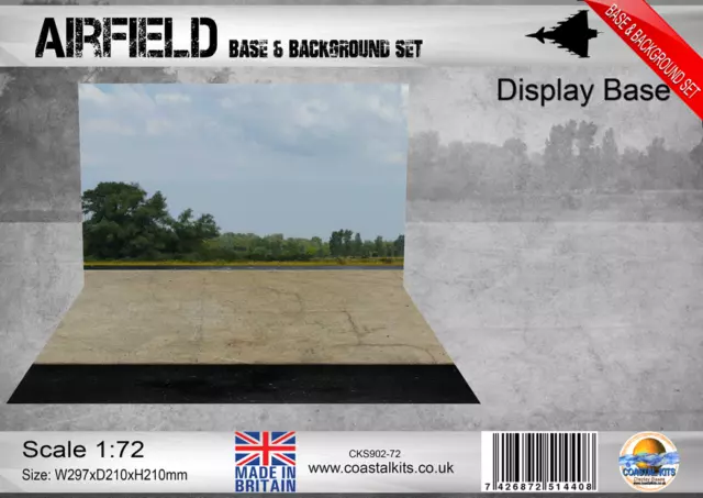 Coastal Kits 1:72 Scale Airfield Base & Background Set