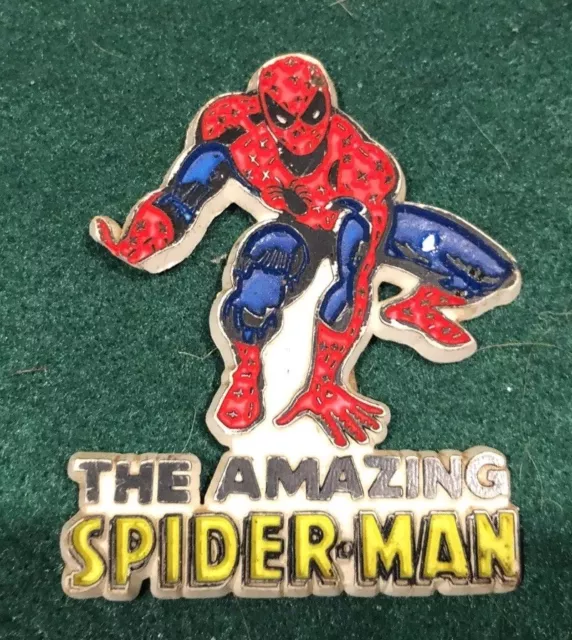 Vintage classic Marvel Comics the Amazing Spider-Man plastic magnet Stan Lee