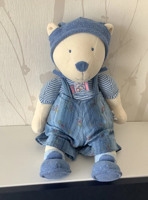 Doudou peluche ours 40 cm lila patachon moulin rôty