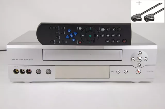 Videorecorder 6-Kopf *1-Jahr Garantie* VHS Videorekorder mit orig.Fernbed. 2