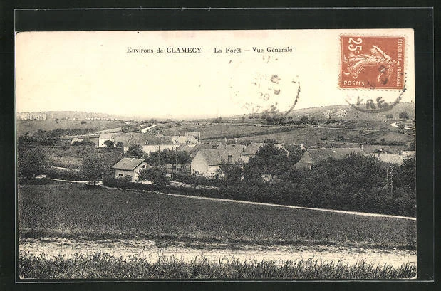 CPA Clamecy, La Forêt, General View 1929