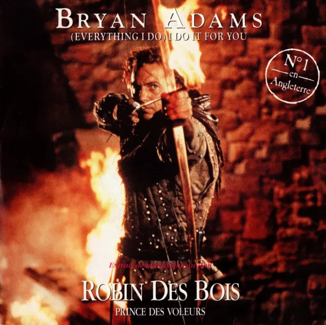 Bryan Adams - Robin Des Bois (1991) / Vinyle 45 Tours / Tres Bon Etat