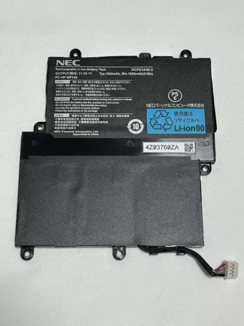 Used moving work  NEC PC GN202UGA4 Model Battery  PC VP WP140