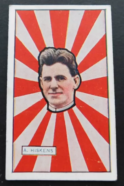 1925 Schuh Cigarette Card Aust Footballers Vic. League Hiskins South Melbourne