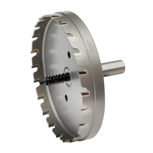 Milwaukee Hole Cutter 4-1/2"x1/4" Carbide Multi-Purpose Individual Hole Saw