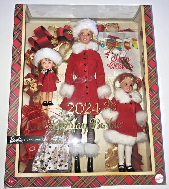 POUPÉE BARBIE CHRISTMAS Joyeuses fêtes 1998 collector Edition Spéciale Neuve EUR 70,00 - FR