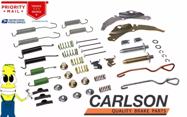 Premium Carlson Brake Drum Hardware Kit for Chevy C1500 Pickup Truck 11 in Drums